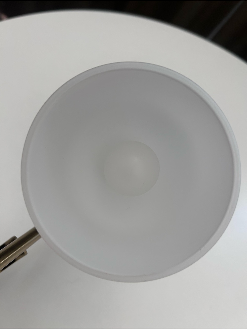 IKEA TVÄRMASTAD Cordless Battery Table Lamp Brass with White Shade - Picture 5 of 5